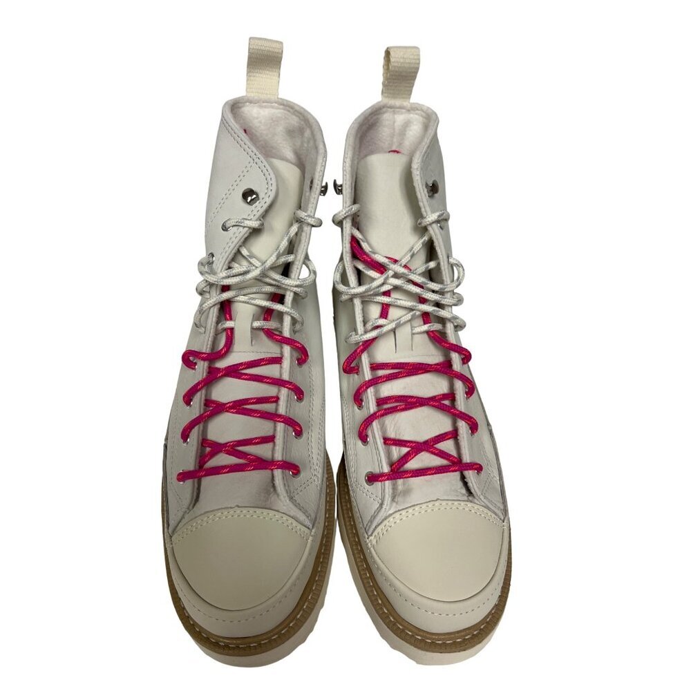Converse Chuck Taylor Crafted Boots Egret White Pink Men's 8.5 Women's 10 NEW! - Picture 5 of 11